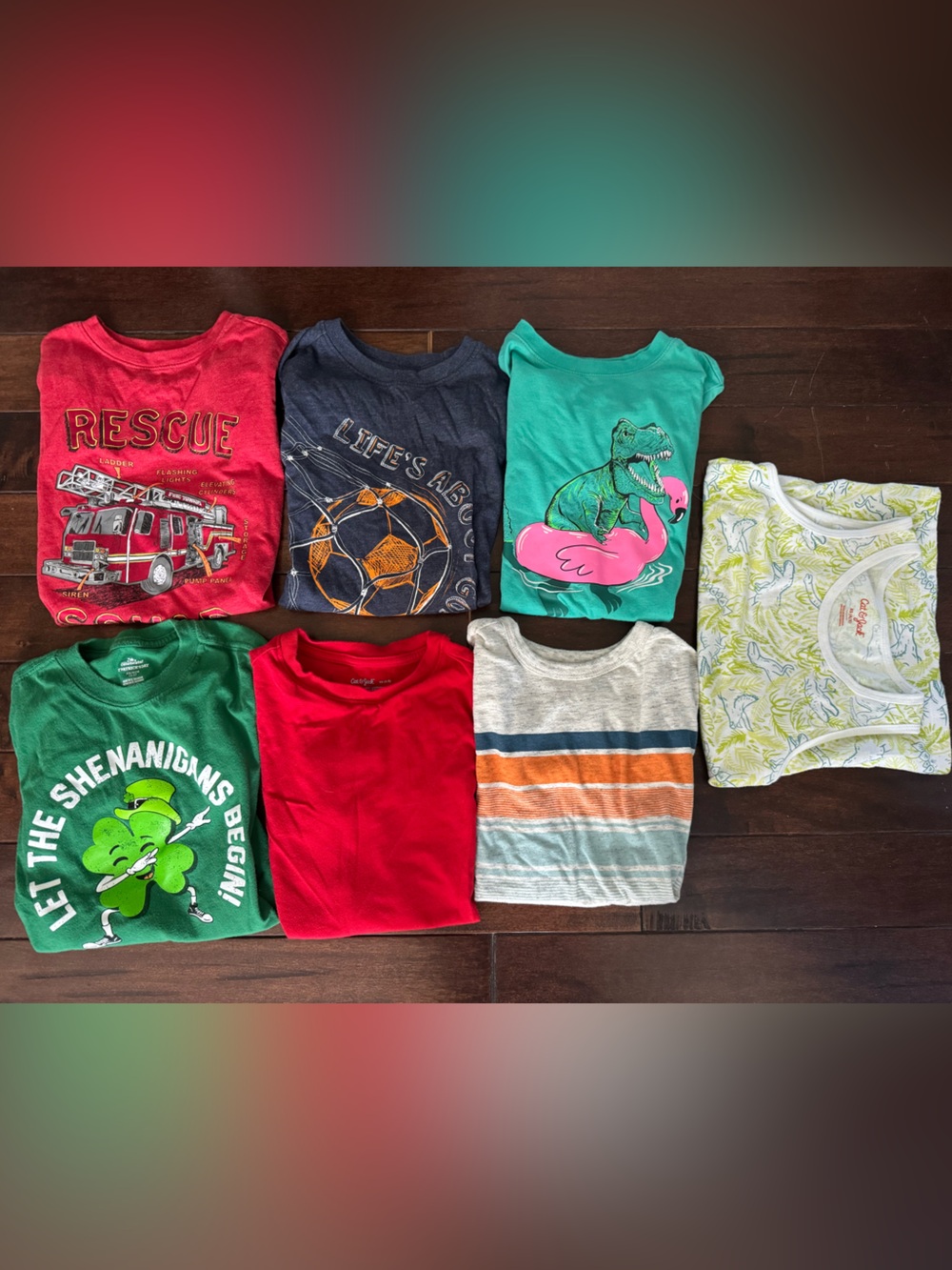 7 boy tops size 4/5